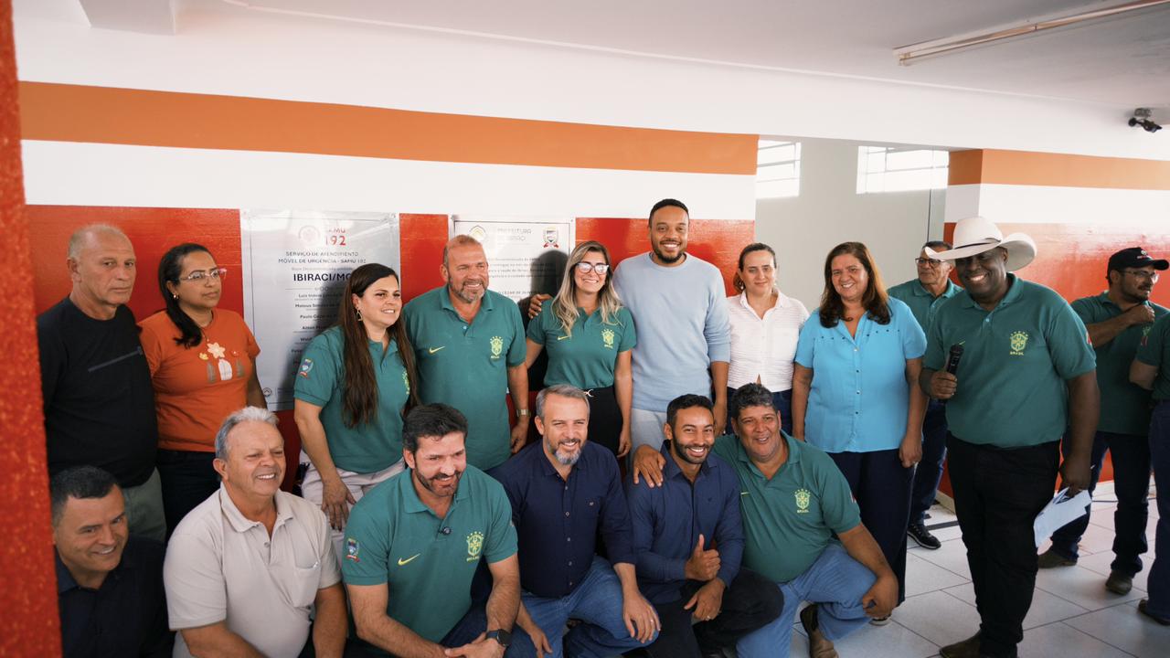 Deputado Estadual Rodrigo Lopes entrega base do SAMU em Ibiraci