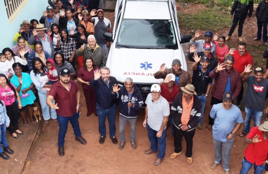 Ambulância 4×4 fortalece atendimento de saúde na comunidade de Córrego Grande, em Novo Cruzeiro